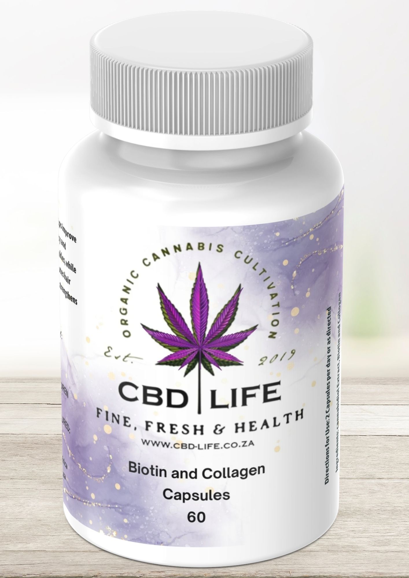 CBD Biotin & Collagen Capsules (60)
